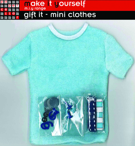 Paper Cellar Make It Yourself Mini Clothes RRP £2 CLEARANCE XL £1